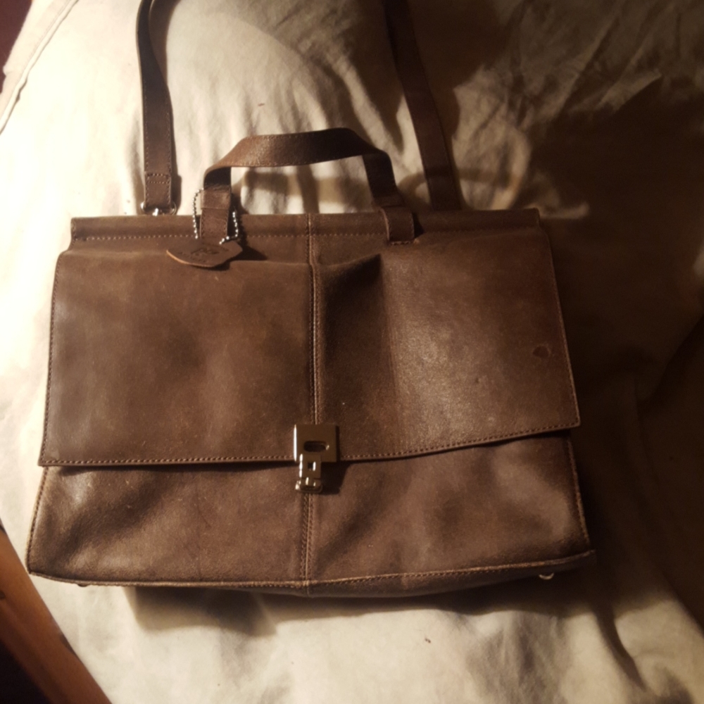 New, never used genuine leather bag